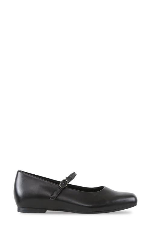 Shop Munro Eliza Mary Jane Flat In Black Leather