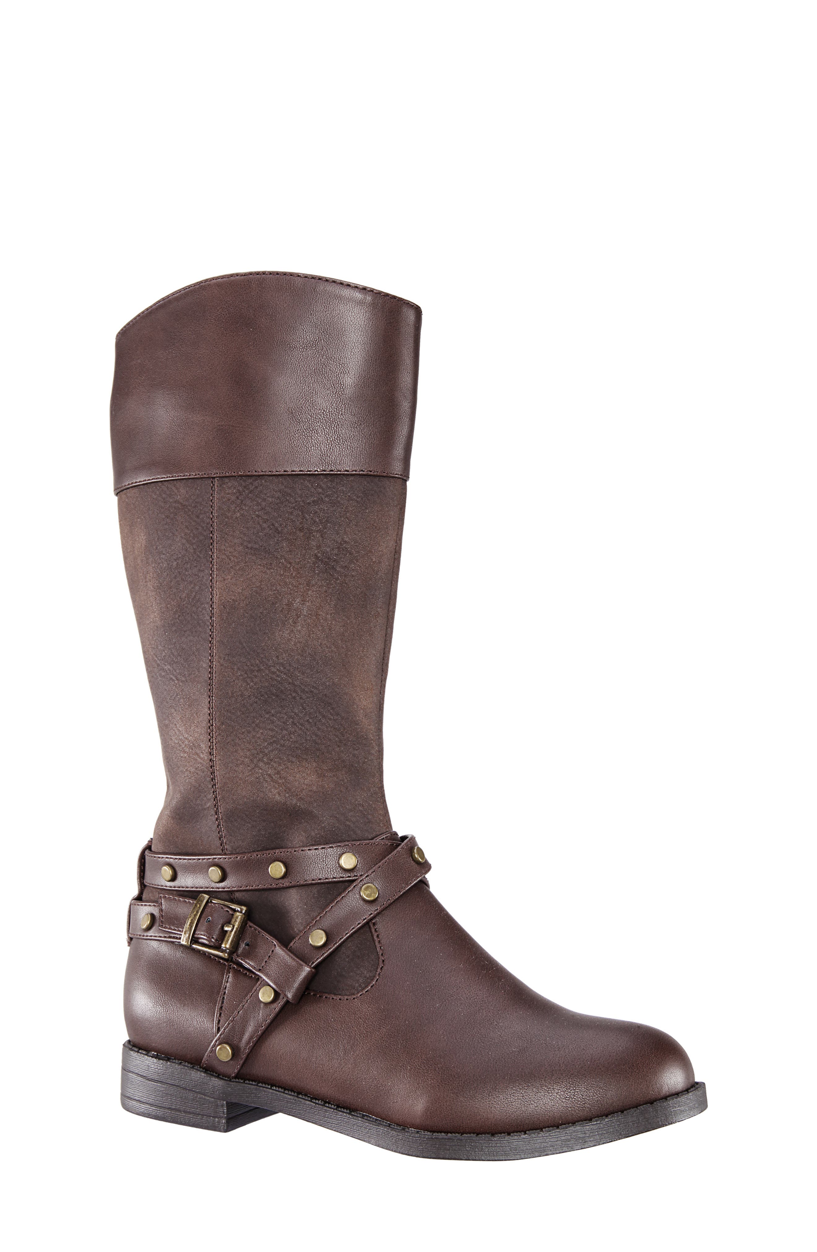 UPC 794378413028 product image for Toddler Girl's Nina Michele Boot, Size 9 M - Brown | upcitemdb.com