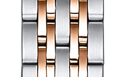 Shop The Posh Tech 22mm Apple Watch® Bracelet Watchband In Silver/rose Gold