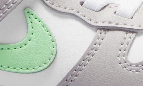 Shop Nike Kids' Court Borough Low Recraft Sneaker In Iron/green/white
