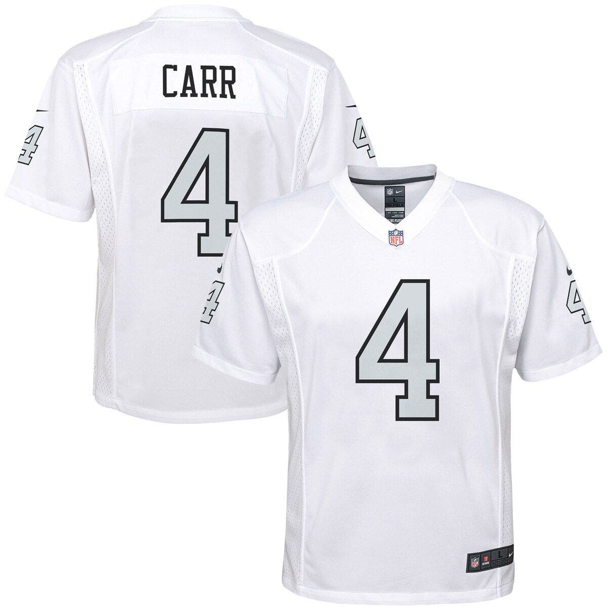 derek carr white jersey