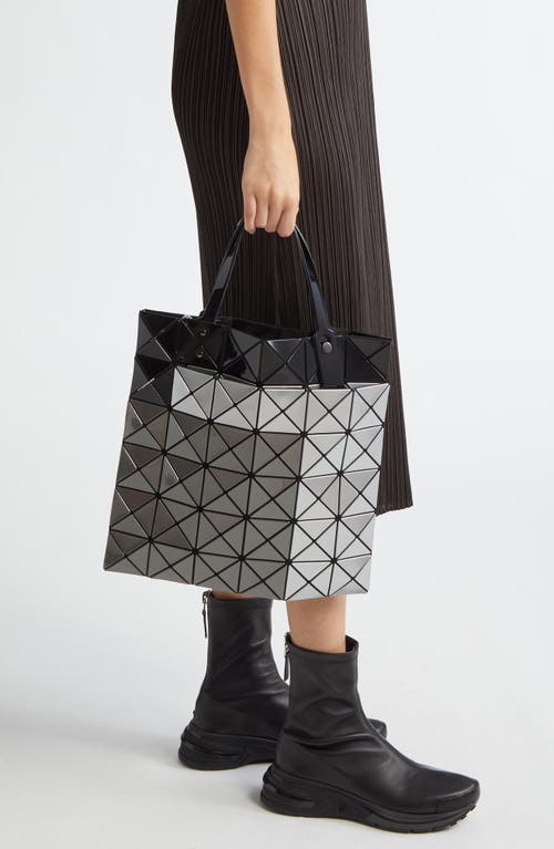 Shop Bao Bao Issey Miyake Tres Flexible Tote In Gunmetal Mix