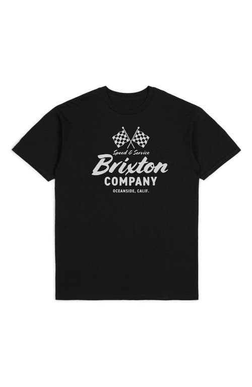 Brixton Wayburn Graphic T-Shirt in Black 