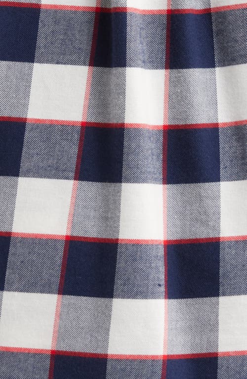 Lunya Check Cotton & Modal Flannel Pajamas In Alpine Plaid