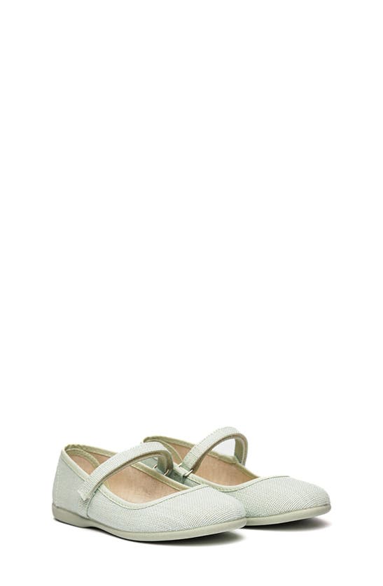 Childrenchic Kids' Suede Mary Jane In Green