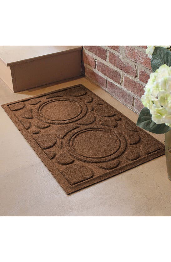 Bungalow Flooring Pet Bow Mat In Dark Brown