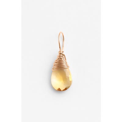 Nashelle 14K-Rose Gold Fill & Semiprecious Stone Charm