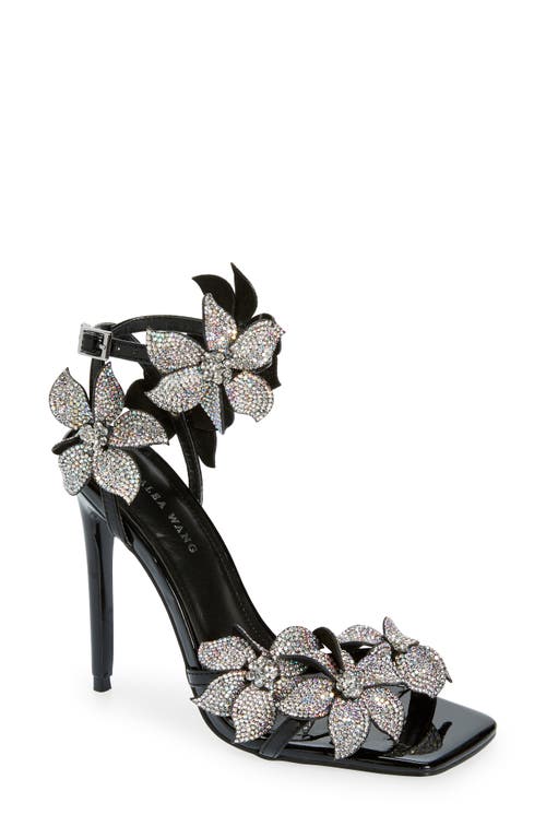 AZALEA WANG Romi Ankle Strap Sandal in Black