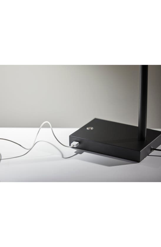 Adesso Lighting Colby Led Desk Lamp In Black Painted Metal