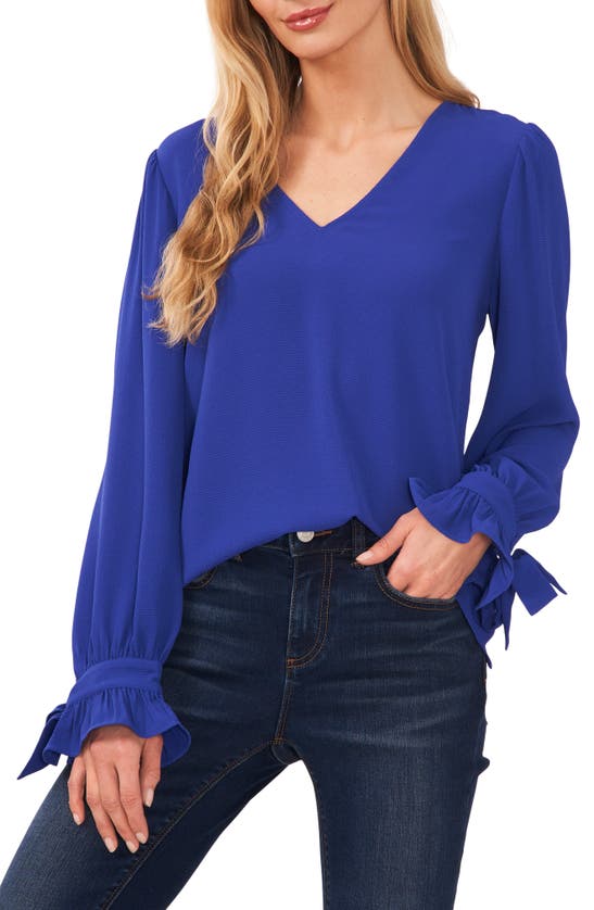 CECE TIE SLEEVE TOP