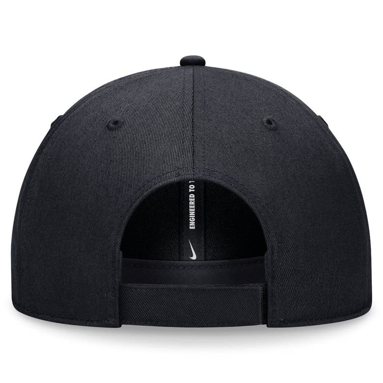 Shop Nike Navy New York Yankees Evergreen Club Performance Adjustable Hat