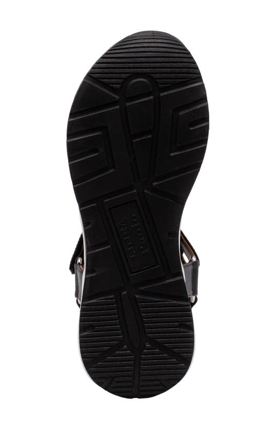 Linea Paolo Rio Sandal In Black Leather