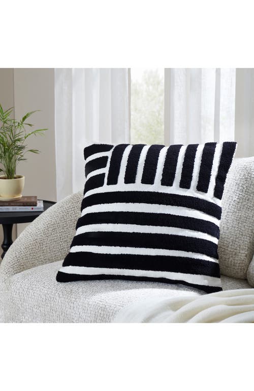 Renwil Stella Stripe Accent Pillow In Black