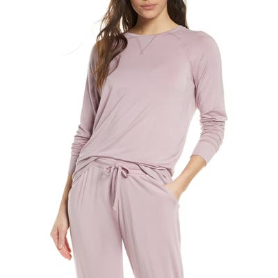 Tommy John Lounge Crewneck Sweatshirt, Pink