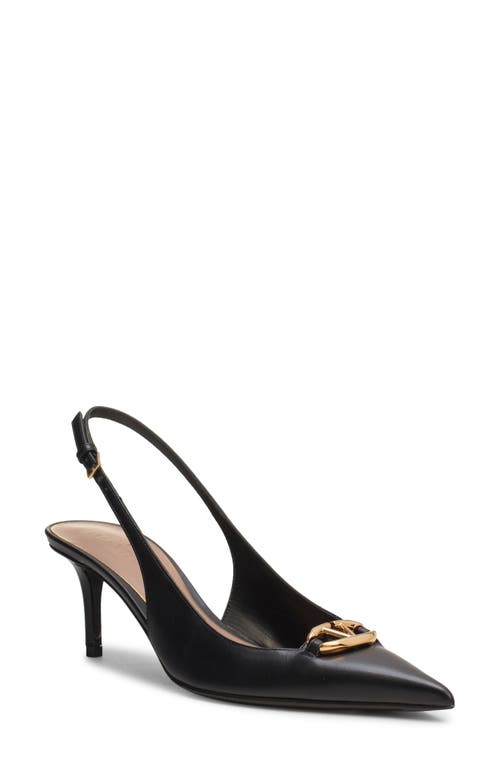 Valentino Garavani VLOGO Moon Pointed Toe Slingback Pump at Nordstrom,