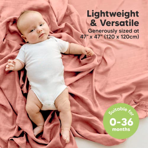Keababies Lumi Muslin Swaddle Blankets In Lavender