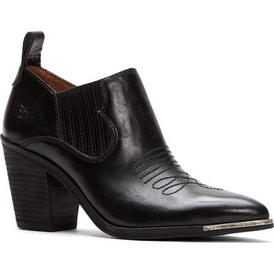 Faye Western Bootie- Black