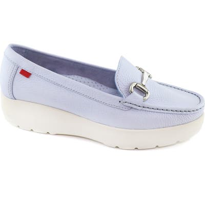 Marc Joseph New York Sunset Ave Platform Loafer- Blue