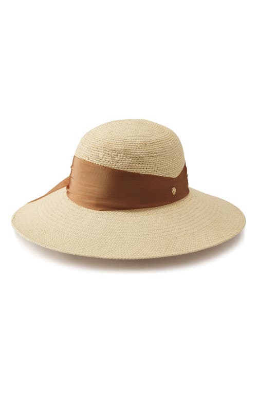 Helen Kaminski Riviera Wide Brim Hat in Alabaster Barley