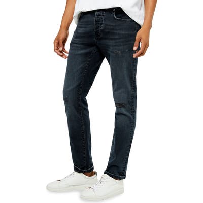 Topman Ripped Slim Fit Jeans