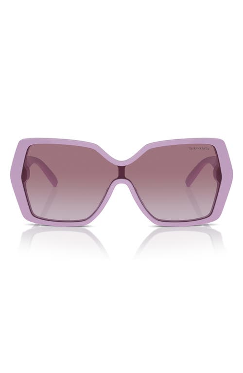 Tiffany & Co Sleek Cat-eye Sunglasses For Women In Violet