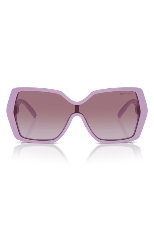 Tiffany & Co . 129mm Gradient Pillow Sunglasses In Violet