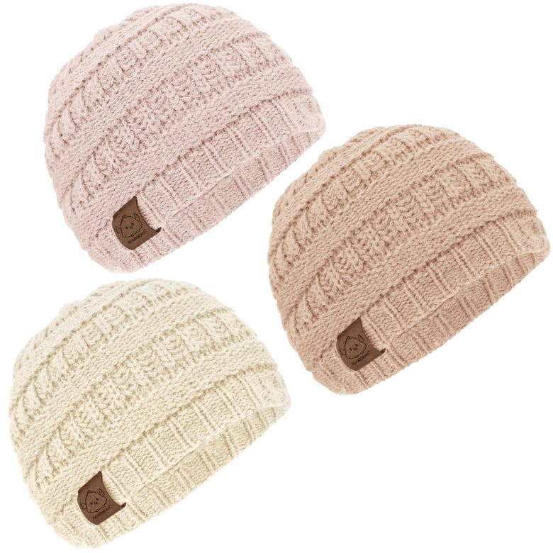 Keababies 3-pack Warmzy Baby Beanies In Multi