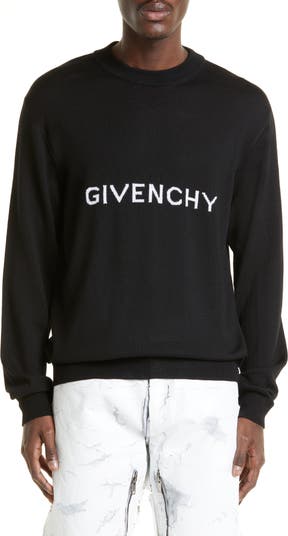 Mens Givenchy black Wool Logo Sweater
