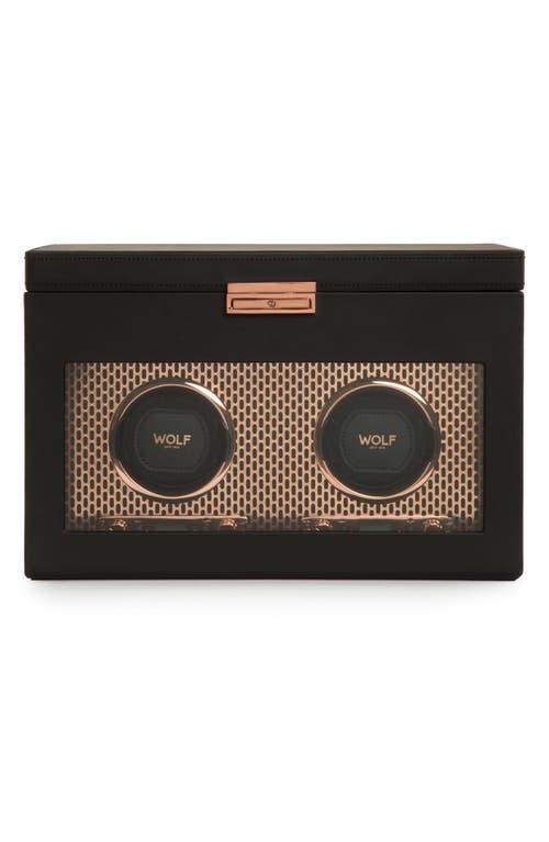 WOLF Axis Double Watch Winder & Case in Copper at Nordstrom
