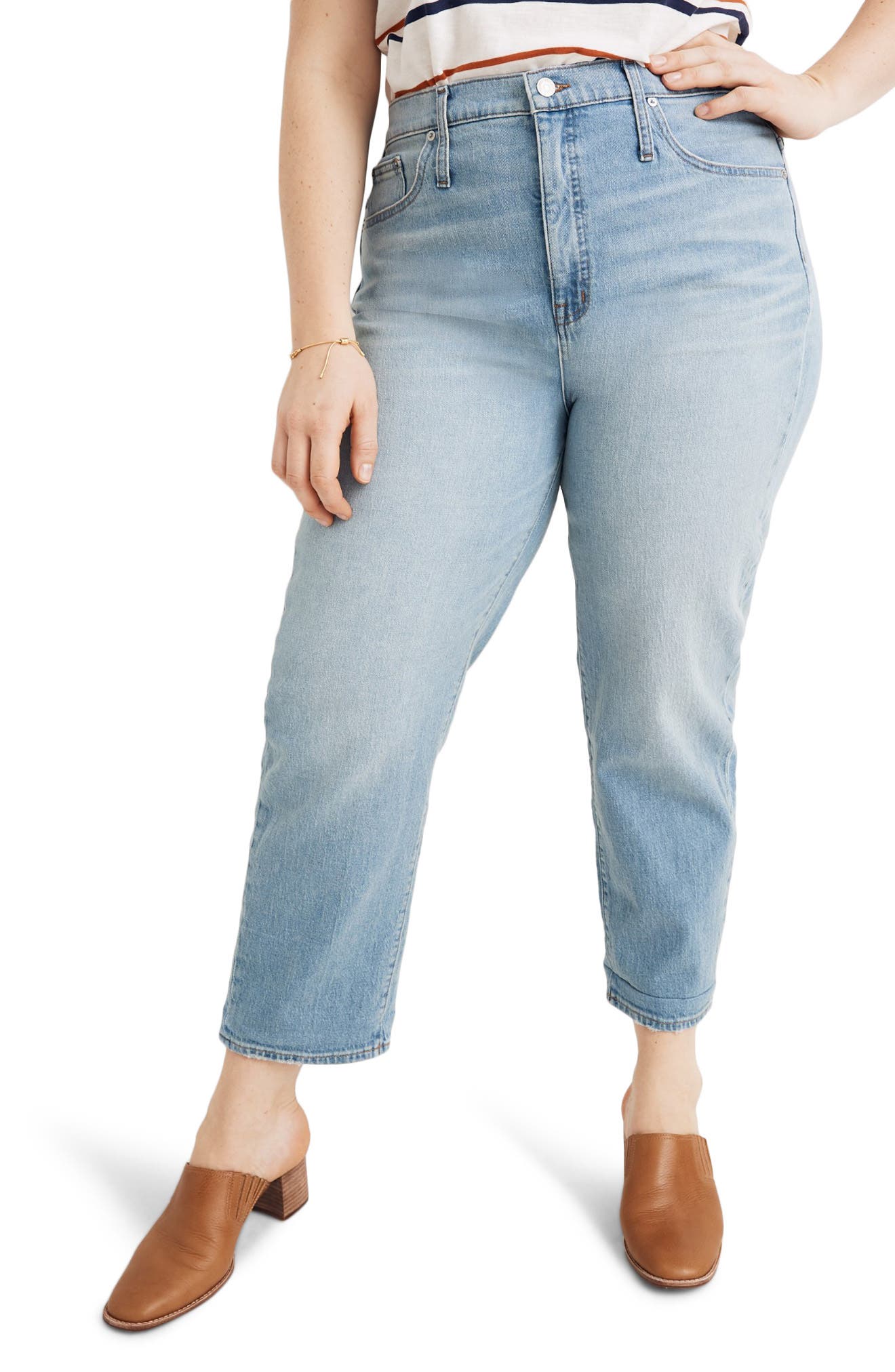 Madewell Classic Crop Straight Jeans 