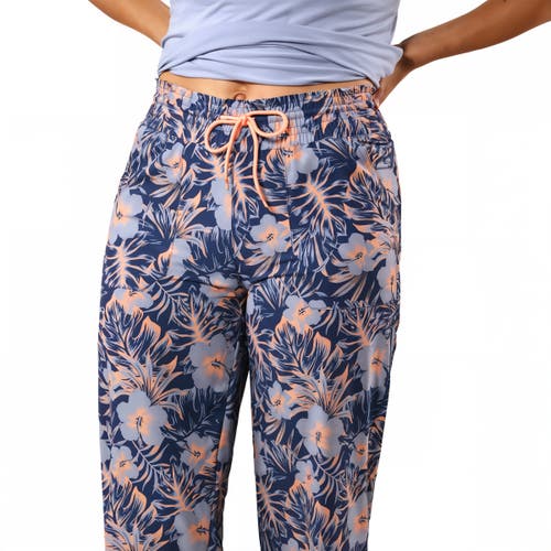 Shop Uv Skinz Lounge Pants In Washed Navy Paradise