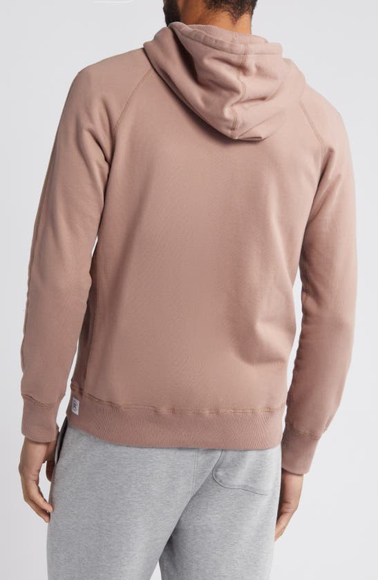 Shop Reigning Champ Midweight Terry Full-zip Hoodie In Desert Rose