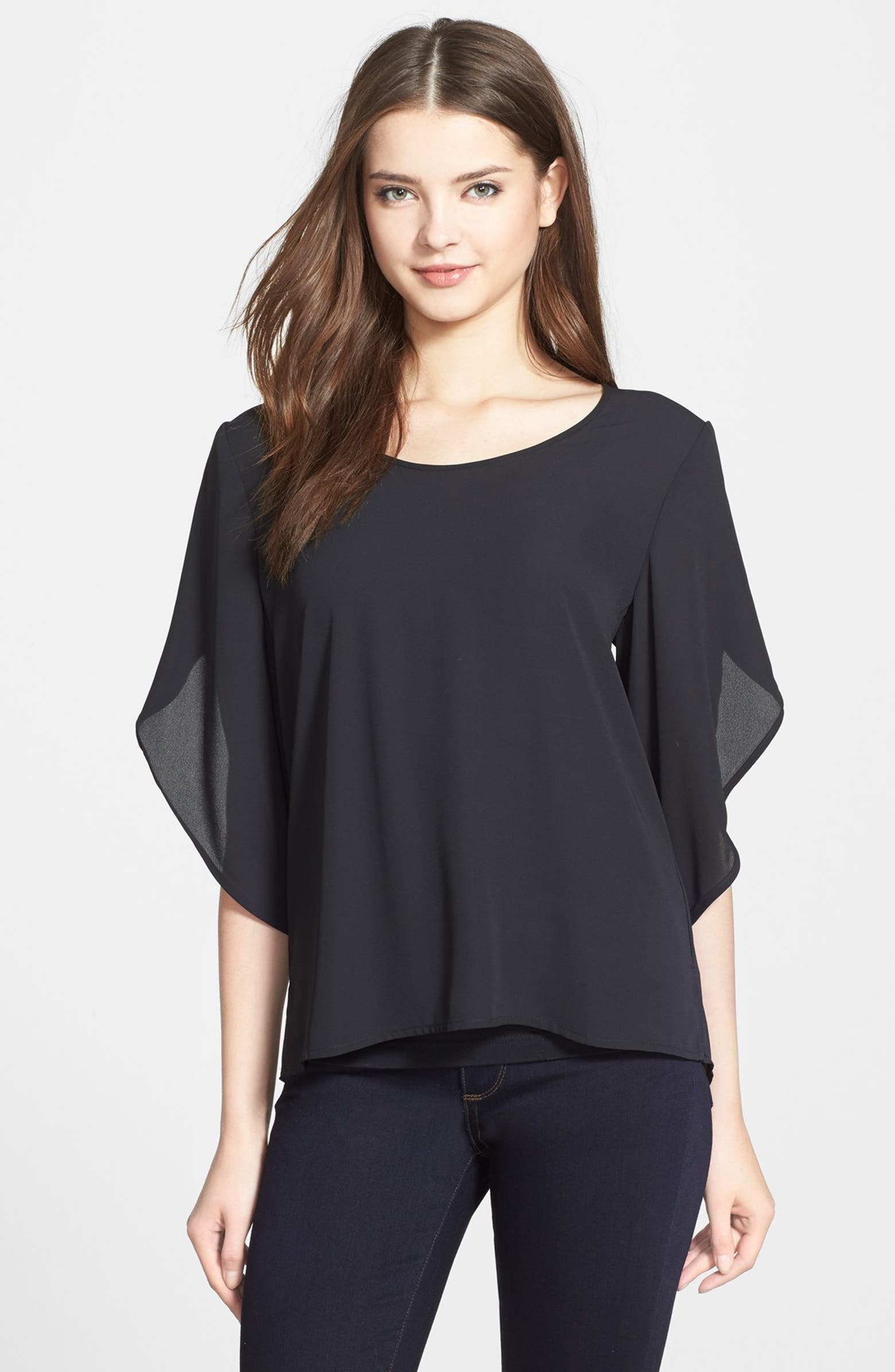 Vince Camuto Tulip Sleeve Blouse | Nordstrom