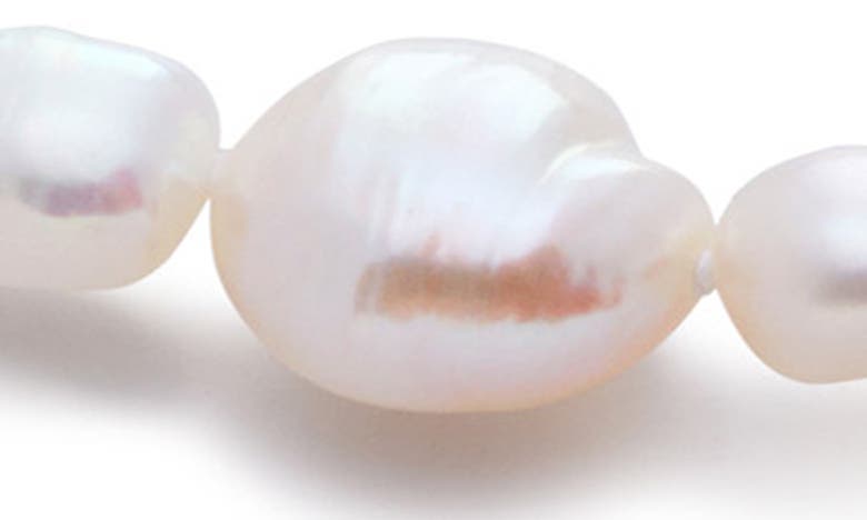 Monica Vinader Nura Reef Irregular Freshwater Pearl Necklace In 18ct Gold Vermeil / Pearl