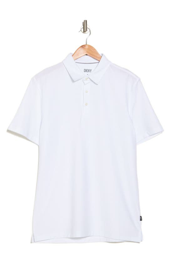 Shop Dkny Sportswear Transit Polo In White