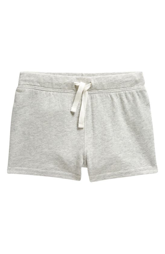 Nordstrom Babies' Everyday Cotton Knit Shorts In Grey Light Heather