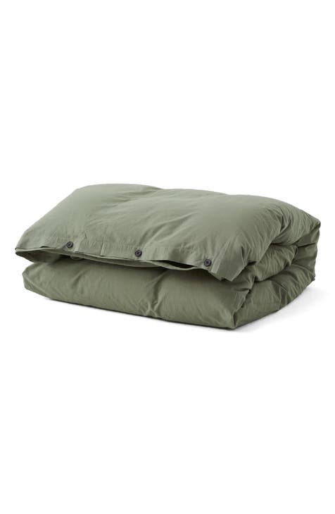 Green Duvet Covers Pillow Shams, Dark Green Duvet Cover Canada
