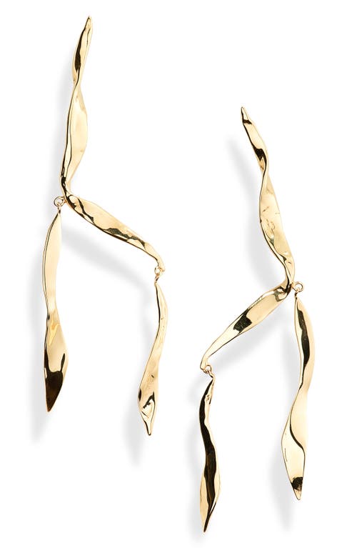 Shop Faris Baile Drop Earrings In Gold