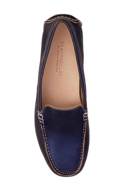 Shop Beautiisoles Cassandra Loafer In Navy