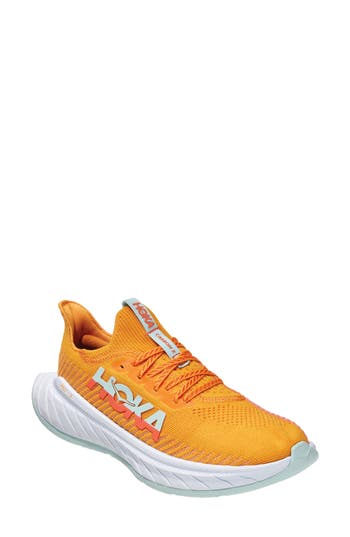 Hoka Carbon X 3 Running Shoe In Orange
