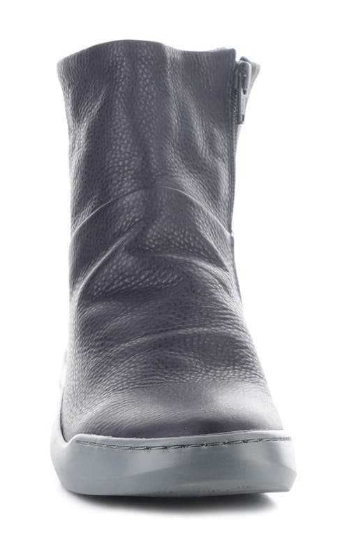 Softinos By Fly London Bler Bootie In Dark Purple Smooth