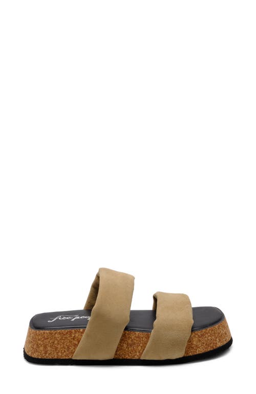 Shop Free People Fairmont Platform Slide Sandal In Pancake