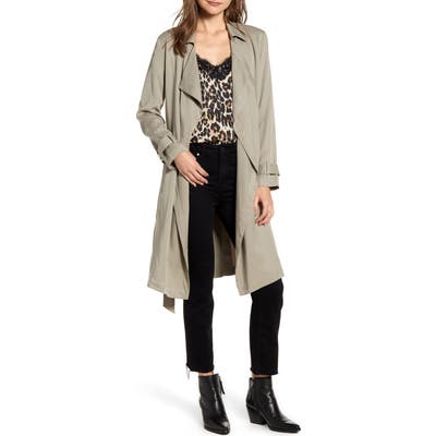 Bb Dakota Thunderstruck Trench Coat, Brown