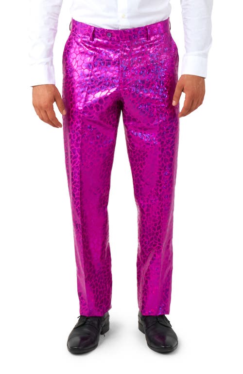 Opposuits Peppy Animal Print 3-piece Tuxedo Set In Pink