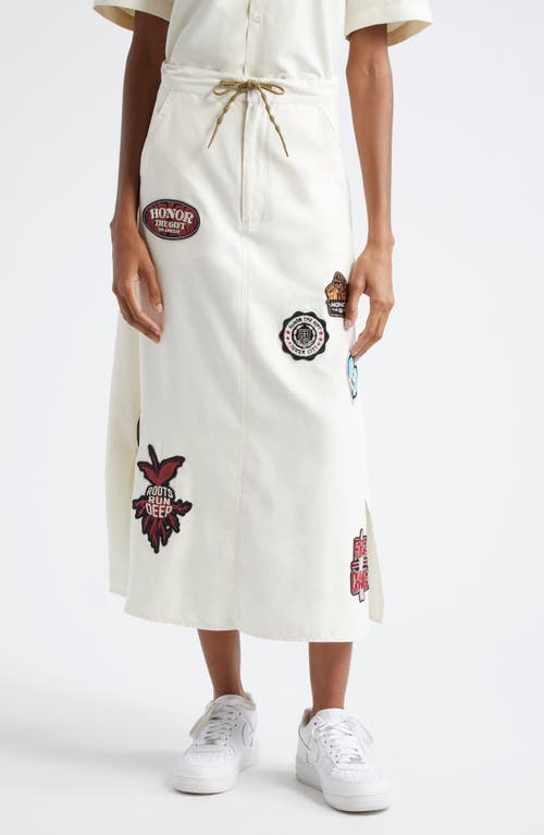 HONOR THE GIFT Patchwork Drawstring A-Line Skirt at Nordstrom,