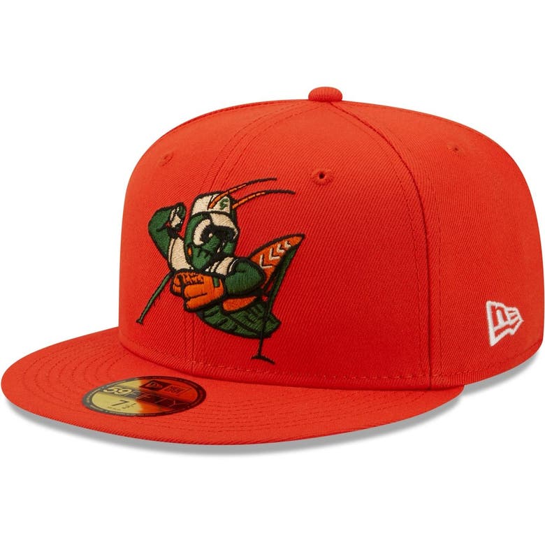 New Era Orange Greensboro Authentic Collection 59fifty