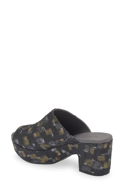 Shop Chocolat Blu Gordie Platform Slide Sandal In Black Wash