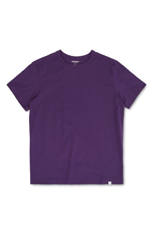 Druthers Men's Organic Cotton T-Shirt in Royal Purple