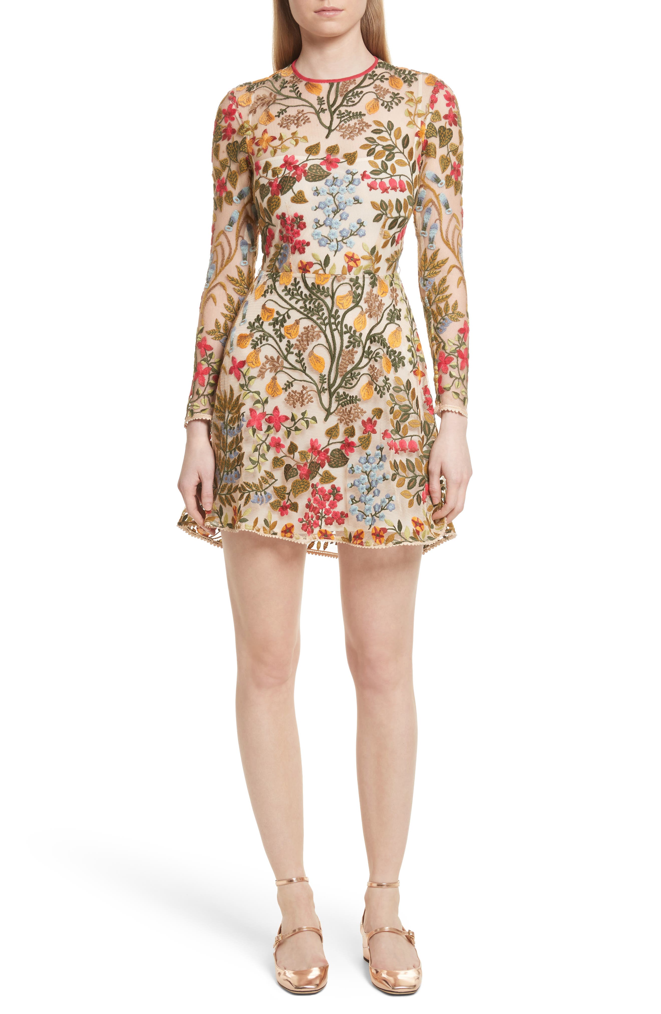 red valentino dress nordstrom