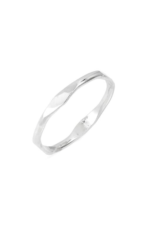 Nashelle Lume Stackable Ring in Sterling Silver